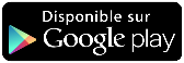 Bouton de téléchargement de l'application sur le Google Play store